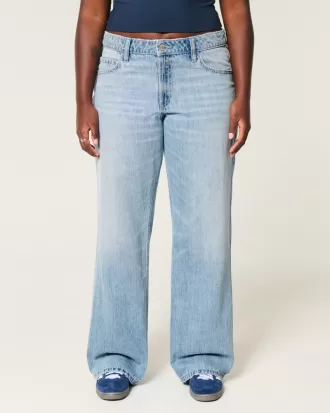 Curvy Mid-Rise Light Wash Baggy Jeans,Curvy Mid-Rise Light Wash Baggy Jeans Curvy Mid-Rise Light Wash Baggy Jeans,Curvy Mid-Rise Light Wash Baggy Jeans