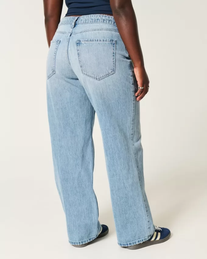 Curvy Mid-Rise Light Wash Baggy Jeans,Curvy Mid-Rise Light Wash Baggy Jeans Curvy Mid-Rise Light Wash Baggy Jeans,Curvy Mid-Rise Light Wash Baggy Jeans