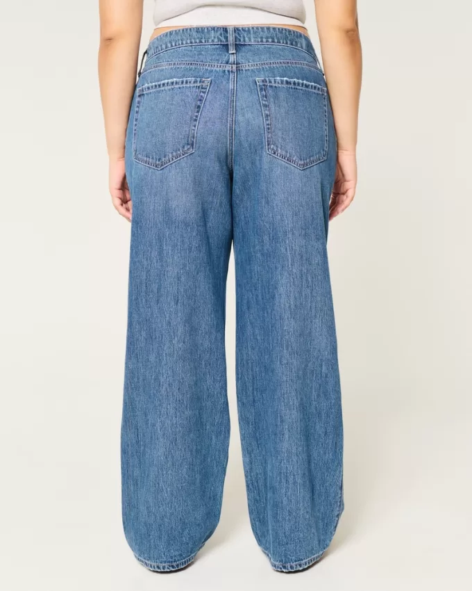 Curvy Mid-Rise Medium Wash Baggy Jeans,Curvy Mid-Rise Medium Wash Baggy Jeans Curvy Mid-Rise Medium Wash Baggy Jeans,Curvy Mid-Rise Medium Wash Baggy Jeans