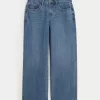 Curvy Mid-Rise Medium Wash Baggy Jeans,Curvy Mid-Rise Medium Wash Baggy Jeans Curvy Mid-Rise Medium Wash Baggy Jeans,Curvy Mid-Rise Medium Wash Baggy Jeans