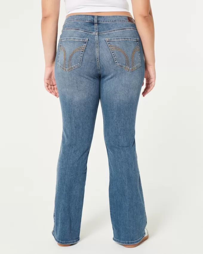 Curvy Mid-Rise Medium Wash Boot Jeans,Curvy Mid-Rise Medium Wash Boot Jeans Curvy Mid-Rise Medium Wash Boot Jeans,Curvy Mid-Rise Medium Wash Boot Jeans
