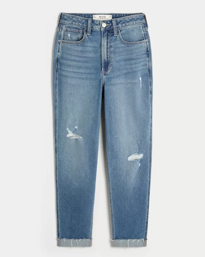 Curvy Ultra High-Rise Ripped Medium Wash Mom Jeans,Curvy Ultra High-Rise Ripped Medium Wash Mom Jeans Curvy Ultra High-Rise Ripped Medium Wash Mom Jeans,Curvy Ultra High-Rise Ripped Medium Wash Mom Jeans