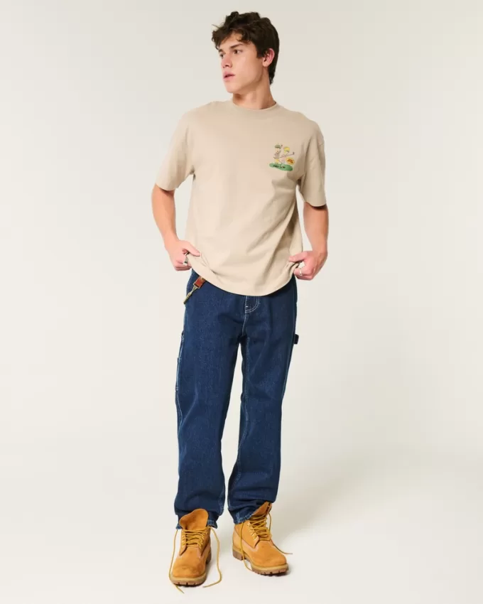 Dark Wash Baggy Painter Jeans,Dark Wash Baggy Painter Jeans Dark Wash Baggy Painter Jeans,Dark Wash Baggy Painter Jeans