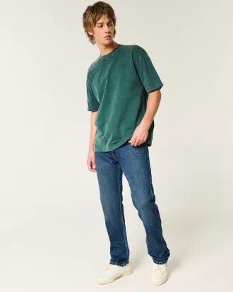 Dark Wash Slim Straight Jeans,Dark Wash Slim Straight Jeans