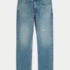 Distressed Medium Wash Straight Jeans,Distressed Medium Wash Straight Jeans Distressed Medium Wash Straight Jeans,Distressed Medium Wash Straight Jeans