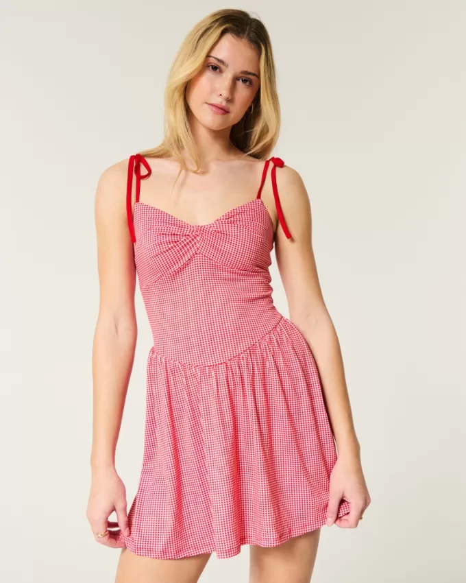 Drop-Waist Knit Mini Dress,Drop-Waist Knit Mini Dress Drop-Waist Knit Mini Dress,Drop-Waist Knit Mini Dress