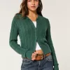Easy Cable-Knit Crew Cardigan,Easy Cable-Knit Crew Cardigan Easy Cable-Knit Crew Cardigan,Easy Cable-Knit Crew Cardigan