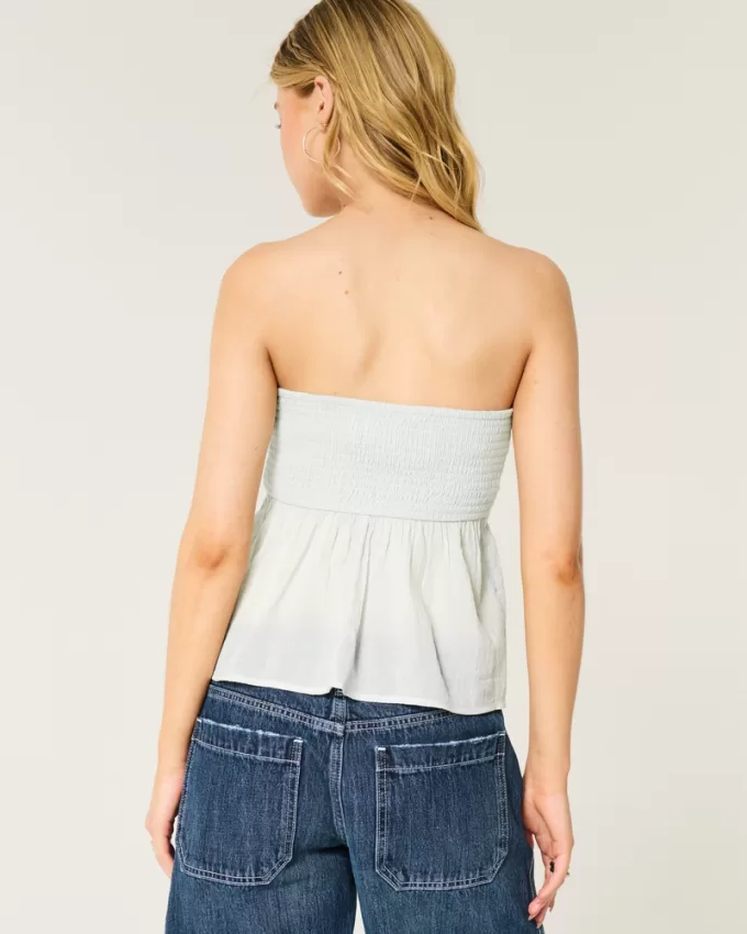 Easy Crochet-Style Babydoll Top,Easy Crochet-Style Babydoll Top Easy Crochet-Style Babydoll Top,Easy Crochet-Style Babydoll Top