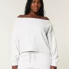 Easy Double Off-the-Shoulder Sweatshirt,Easy Double Off-the-Shoulder Sweatshirt Easy Double Off-the-Shoulder Sweatshirt,Easy Double Off-the-Shoulder Sweatshirt