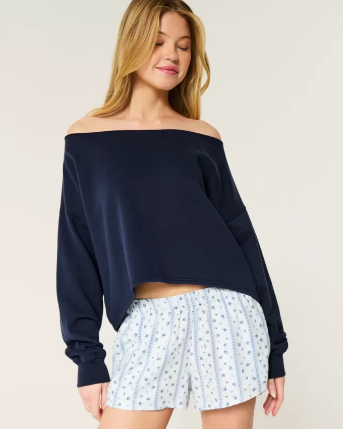 Easy Double Off-the-Shoulder Sweatshirt,Easy Double Off-the-Shoulder Sweatshirt Easy Double Off-the-Shoulder Sweatshirt,Easy Double Off-the-Shoulder Sweatshirt