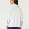 Easy East Coast Graphic Half-Zip Sweatshirt,Easy East Coast Graphic Half-Zip Sweatshirt