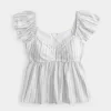 Easy Flutter Sleeve Babydoll Top,Easy Flutter Sleeve Babydoll Top Easy Flutter Sleeve Babydoll Top,Easy Flutter Sleeve Babydoll Top