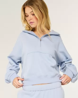 Easy Half-Zip Hoodie,Easy Half-Zip Hoodie