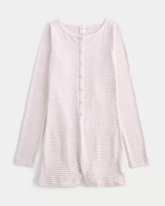 Easy Henley Onesie,Easy Henley Onesie