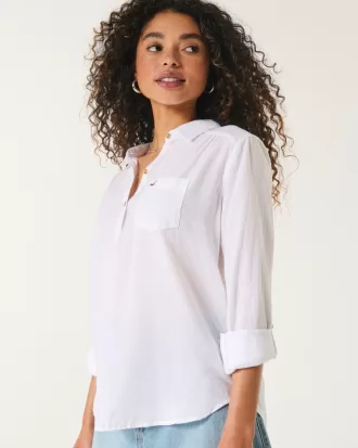Easy Lightweight Cotton Popover Shirt,Easy Lightweight Cotton Popover Shirt Easy Lightweight Cotton Popover Shirt,Easy Lightweight Cotton Popover Shirt