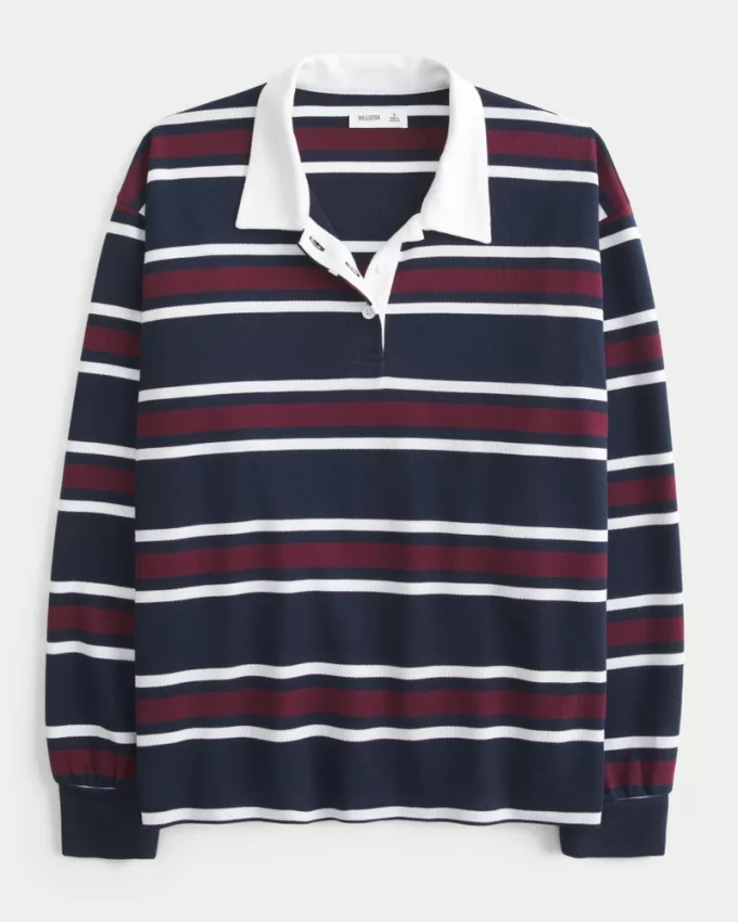 Easy Long-Sleeve Rugby Polo,Easy Long-Sleeve Rugby Polo Easy Long-Sleeve Rugby Polo,Easy Long-Sleeve Rugby Polo