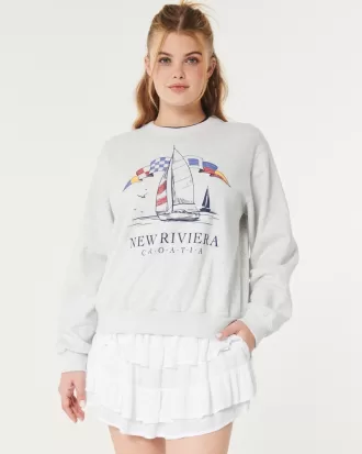 Easy New Riviera Croatia Graphic Crew Sweatshirt,Easy New Riviera Croatia Graphic Crew Sweatshirt Easy New Riviera Croatia Graphic Crew Sweatshirt,Easy New Riviera Croatia Graphic Crew Sweatshirt