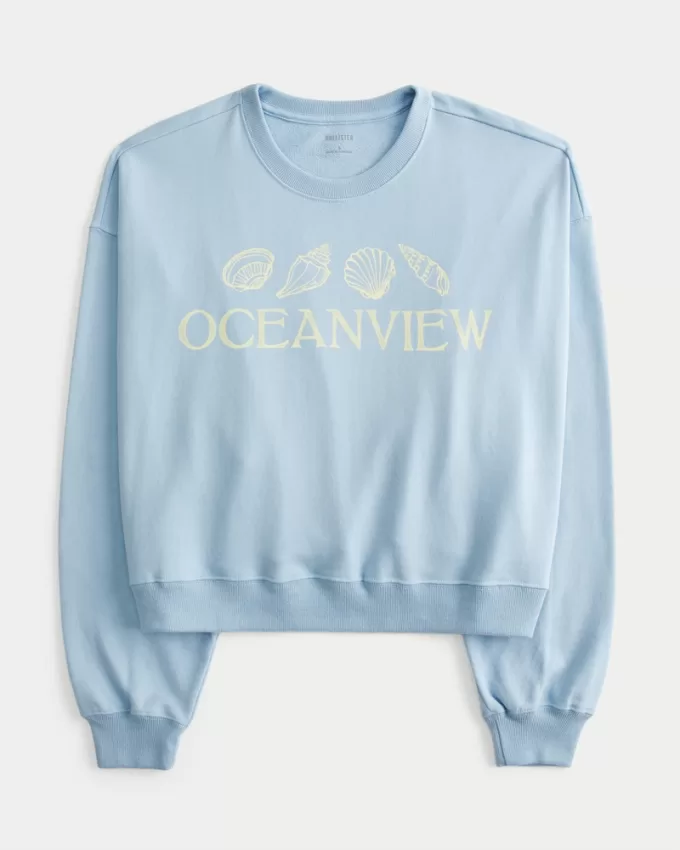 Easy Oceanview Graphic Crew Sweatshirt,Easy Oceanview Graphic Crew Sweatshirt Easy Oceanview Graphic Crew Sweatshirt,Easy Oceanview Graphic Crew Sweatshirt