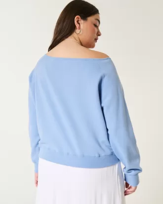 Easy Off-the-Shoulder Making Waves Graphic Crew Sweatshirt,Easy Off-the-Shoulder Making Waves Graphic Crew Sweatshirt Easy Off-the-Shoulder Making Waves Graphic Crew Sweatshirt,Easy Off-the-Shoulder Making Waves Graphic Crew Sweatshirt