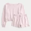 Easy Off-the-Shoulder Sweatshirt & Fleece Shorts Set,Easy Off-the-Shoulder Sweatshirt & Fleece Shorts Set Easy Off-the-Shoulder Sweatshirt & Fleece Shorts Set,Easy Off-the-Shoulder Sweatshirt & Fleece Shorts Set