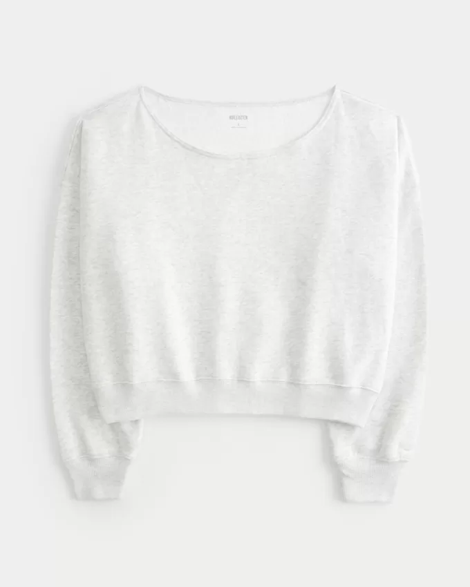 Easy Off-the-Shoulder Sweatshirt,Easy Off-the-Shoulder Sweatshirt Easy Off-the-Shoulder Sweatshirt,Easy Off-the-Shoulder Sweatshirt