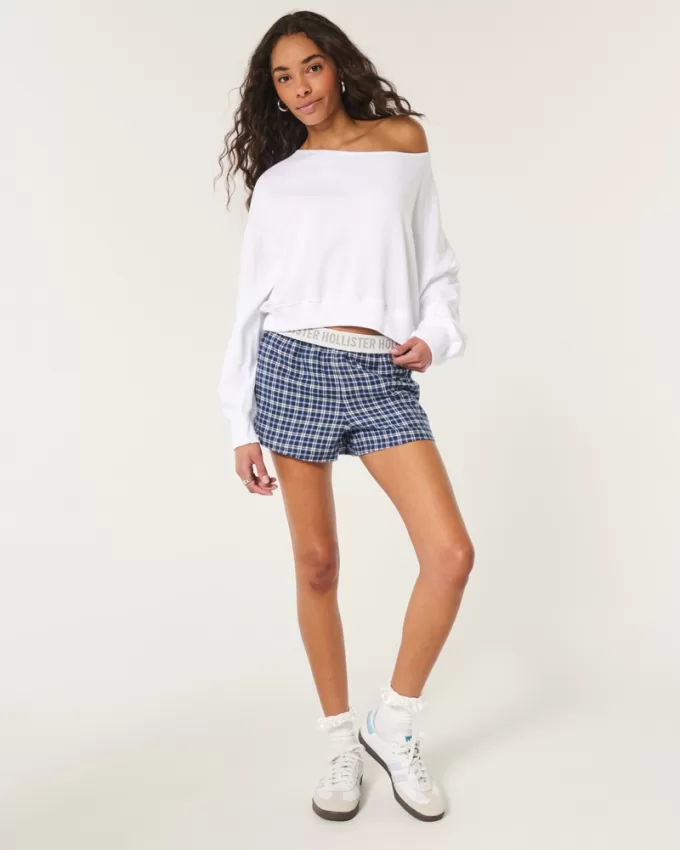 Easy Off-the-Shoulder Terry Sweatshirt,Easy Off-the-Shoulder Terry Sweatshirt Easy Off-the-Shoulder Terry Sweatshirt,Easy Off-the-Shoulder Terry Sweatshirt