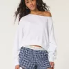 Easy Off-the-Shoulder Terry Sweatshirt,Easy Off-the-Shoulder Terry Sweatshirt Easy Off-the-Shoulder Terry Sweatshirt,Easy Off-the-Shoulder Terry Sweatshirt
