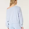 Easy Off-the-Shoulder Terry Sweatshirt,Easy Off-the-Shoulder Terry Sweatshirt Easy Off-the-Shoulder Terry Sweatshirt,Easy Off-the-Shoulder Terry Sweatshirt