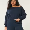 Easy Off-the-Shoulder Terry Sweatshirt,Easy Off-the-Shoulder Terry Sweatshirt Easy Off-the-Shoulder Terry Sweatshirt,Easy Off-the-Shoulder Terry Sweatshirt