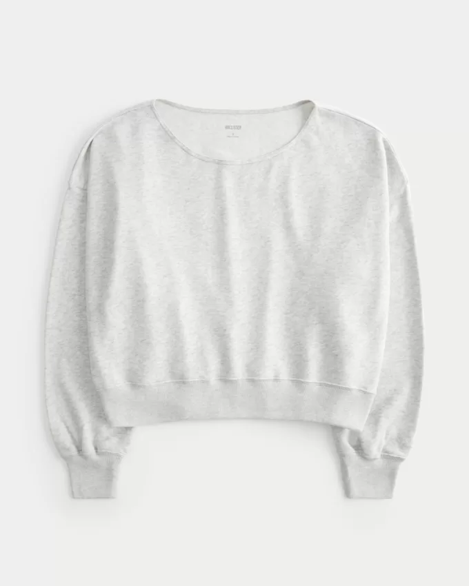 Easy Off-the-Shoulder Terry Sweatshirt,Easy Off-the-Shoulder Terry Sweatshirt Easy Off-the-Shoulder Terry Sweatshirt,Easy Off-the-Shoulder Terry Sweatshirt