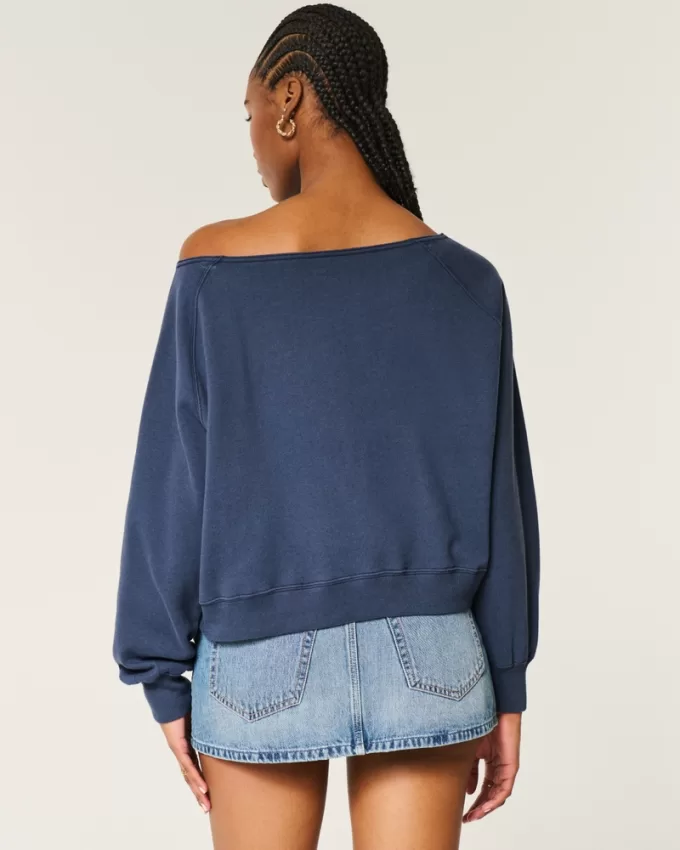 Easy Off-the-Shoulder UConn Huskies Graphic Sweatshirt,Easy Off-the-Shoulder UConn Huskies Graphic Sweatshirt Easy Off-the-Shoulder UConn Huskies Graphic Sweatshirt,Easy Off-the-Shoulder UConn Huskies Graphic Sweatshirt