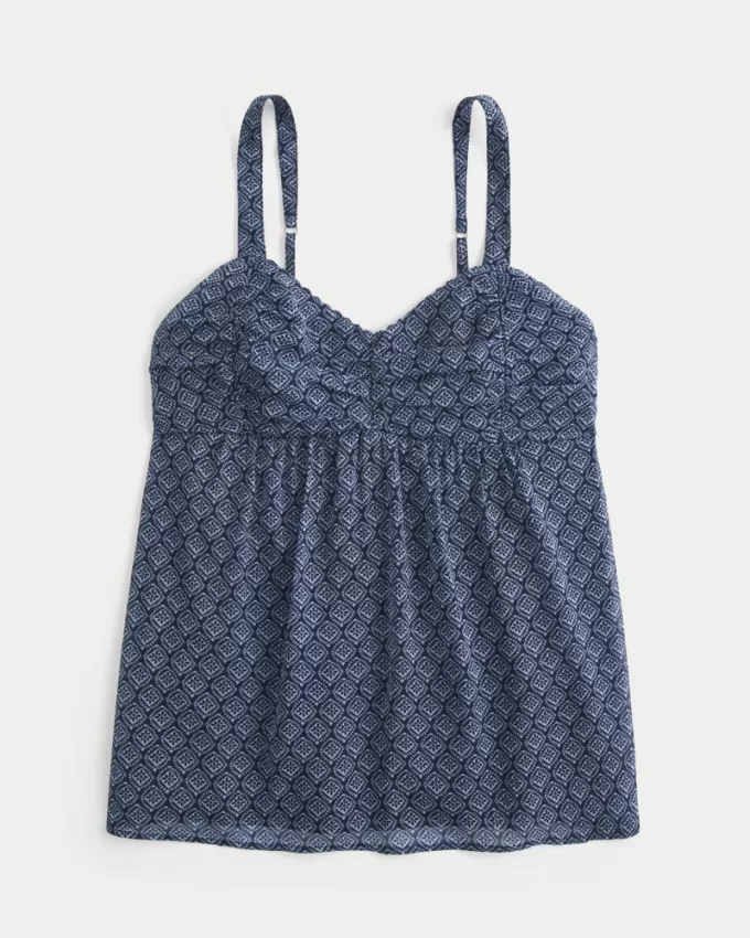 Easy Ruched Chiffon Babydoll Top,Easy Ruched Chiffon Babydoll Top