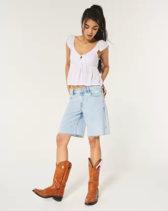 Easy Tie-Front Babydoll Top,Easy Tie-Front Babydoll Top Easy Tie-Front Babydoll Top,Easy Tie-Front Babydoll Top