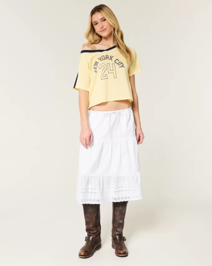 Embroidered Hem Midi Skirt,Embroidered Hem Midi Skirt Embroidered Hem Midi Skirt,Embroidered Hem Midi Skirt