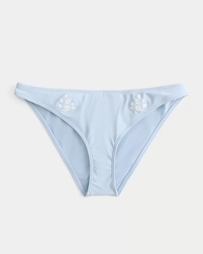 Embroidered Low-Rise Cheeky Bikini Bottom,Embroidered Low-Rise Cheeky Bikini Bottom Embroidered Low-Rise Cheeky Bikini Bottom,Embroidered Low-Rise Cheeky Bikini Bottom