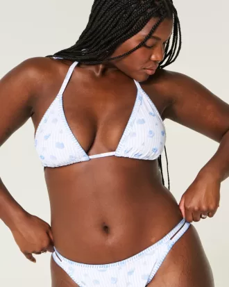 Embroidered Stitch Triangle Bikini Top,Embroidered Stitch Triangle Bikini Top Embroidered Stitch Triangle Bikini Top,Embroidered Stitch Triangle Bikini Top