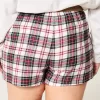 Flannel Tie Shorts,Flannel Tie Shorts Flannel Tie Shorts,Flannel Tie Shorts