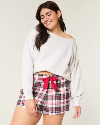 Flannel Tie Shorts,Flannel Tie Shorts