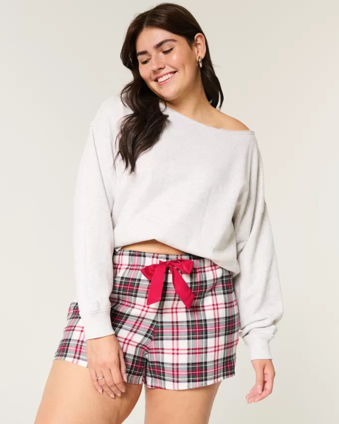 Flannel Tie Shorts,Flannel Tie Shorts Flannel Tie Shorts,Flannel Tie Shorts