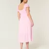 Flutter Sleeve Double-Tie Midi Dress,Flutter Sleeve Double-Tie Midi Dress Flutter Sleeve Double-Tie Midi Dress,Flutter Sleeve Double-Tie Midi Dress