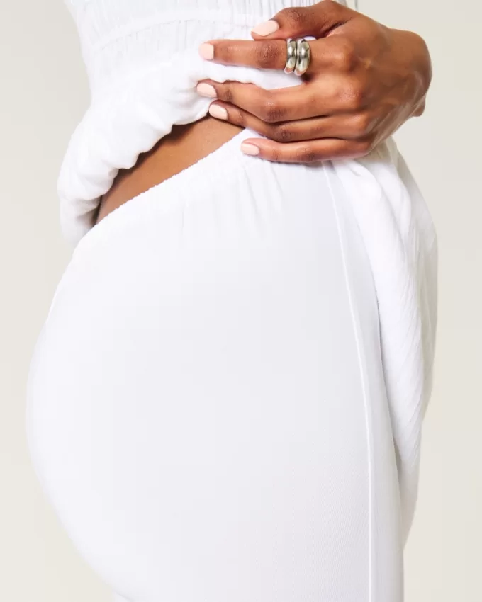 Flutter Sleeve Double-Tie Skort Dress,Flutter Sleeve Double-Tie Skort Dress