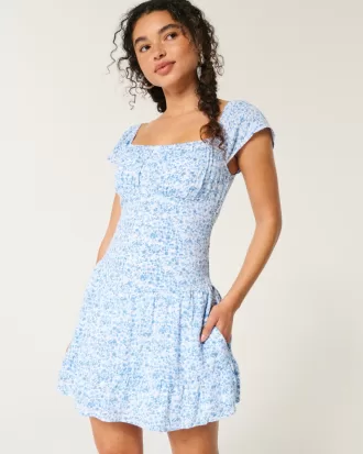 Flutter Sleeve Skort Dress,Flutter Sleeve Skort Dress