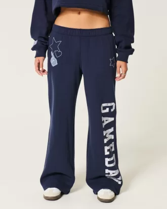 Gameday Graphic Wide-Leg Sweatpants,Gameday Graphic Wide-Leg Sweatpants Gameday Graphic Wide-Leg Sweatpants,Gameday Graphic Wide-Leg Sweatpants