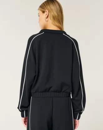 Gilly Hicks Active Cooldown Crop Track Jacket,Gilly Hicks Active Cooldown Crop Track Jacket