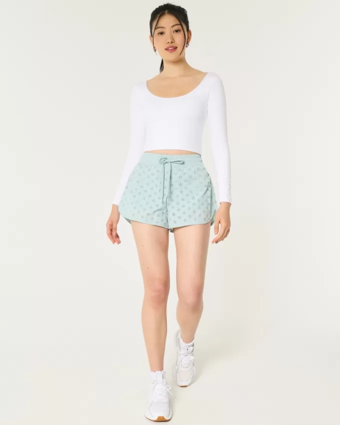 Gilly Hicks Active Eyelet Shorts,Gilly Hicks Active Eyelet Shorts Gilly Hicks Active Eyelet Shorts,Gilly Hicks Active Eyelet Shorts
