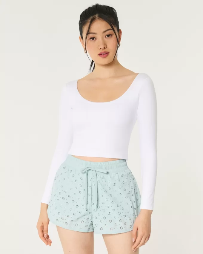 Gilly Hicks Active Eyelet Shorts,Gilly Hicks Active Eyelet Shorts Gilly Hicks Active Eyelet Shorts,Gilly Hicks Active Eyelet Shorts