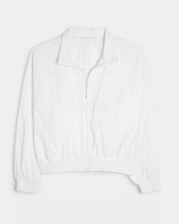 Gilly Hicks Active Eyelet Windbreaker,Gilly Hicks Active Eyelet Windbreaker