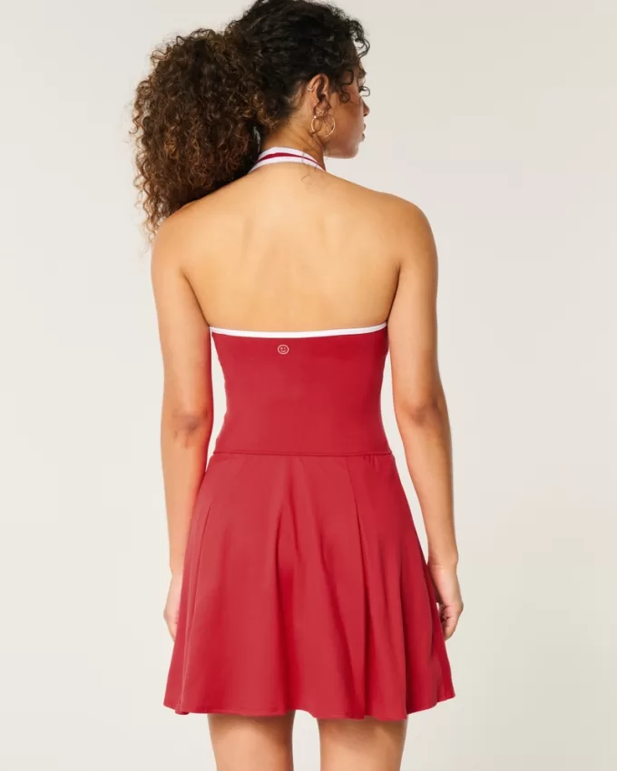 Gilly Hicks Active Pleated Halter Dress,Gilly Hicks Active Pleated Halter Dress Gilly Hicks Active Pleated Halter Dress,Gilly Hicks Active Pleated Halter Dress