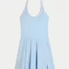 Gilly Hicks Active Pleated Halter Dress,Gilly Hicks Active Pleated Halter Dress Gilly Hicks Active Pleated Halter Dress,Gilly Hicks Active Pleated Halter Dress