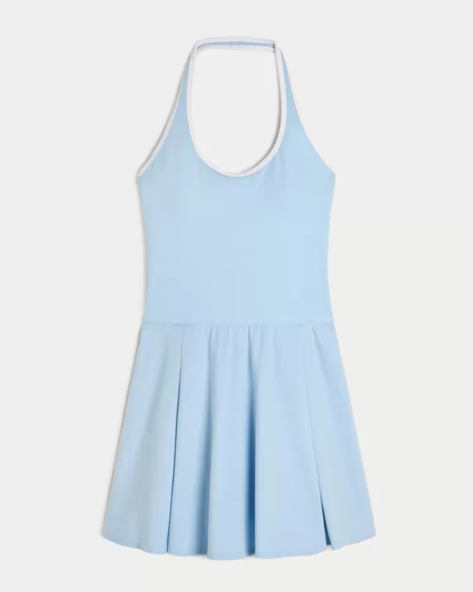 Gilly Hicks Active Pleated Halter Dress,Gilly Hicks Active Pleated Halter Dress Gilly Hicks Active Pleated Halter Dress,Gilly Hicks Active Pleated Halter Dress